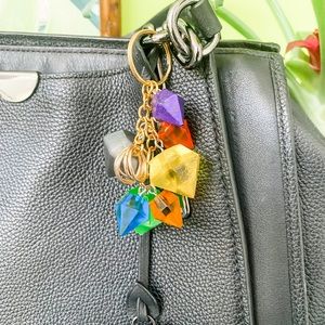 chaos emerald keychain